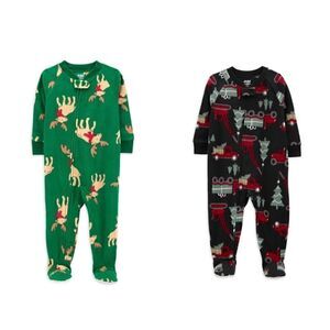 Nwt Baby Boy Sz 12, Christmas Pajamas Bundle